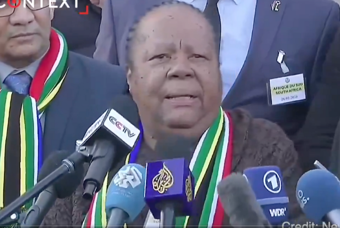 Time to Stop Funding Israeli Military Actions in Gaza – Pandor