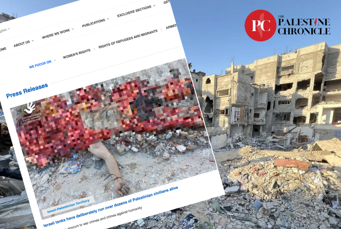 Israeli Army ‘Deliberately’ Crushing Palestinians while Alive – Euro-Med Monitor