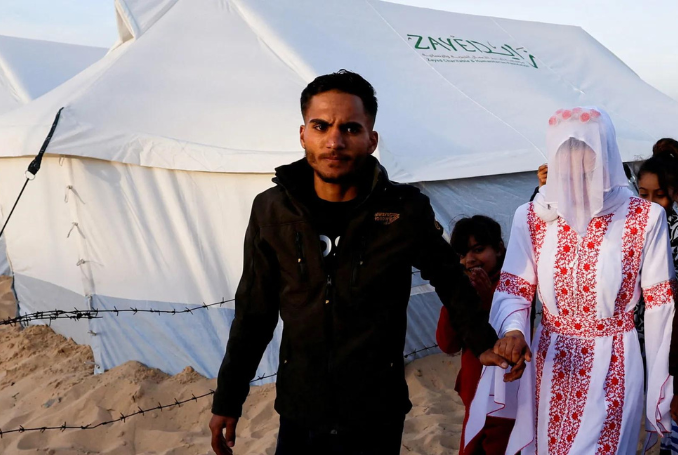 Marriage Under Fire – Gaza’s Newlyweds Hang on Hope amid Genocide