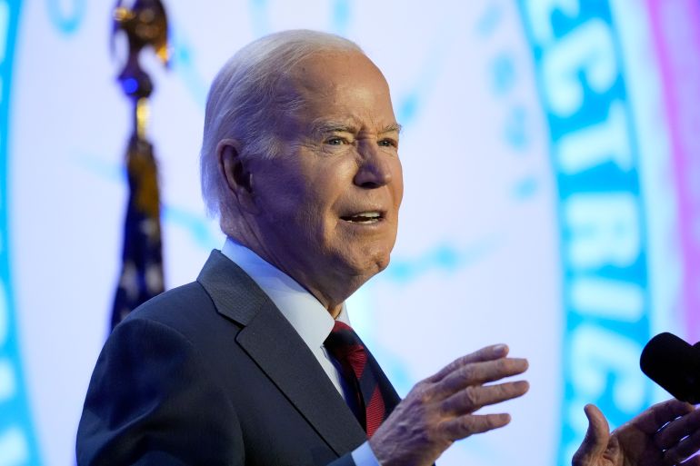 Biden condemns ‘blatant’ anti-Semitism at Columbia pro-Palestine protests