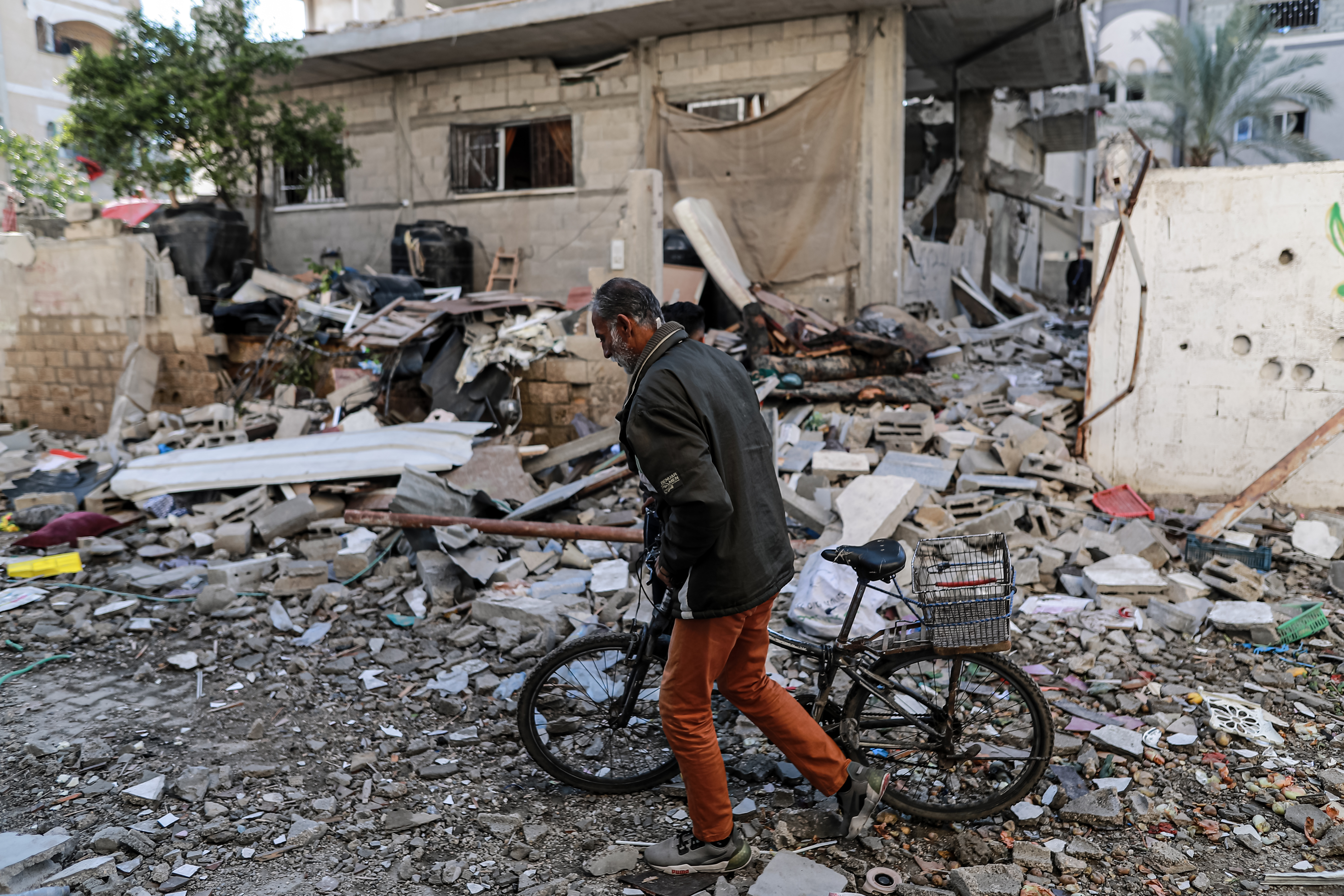 The aftermath of Israeli strikes in Rafah